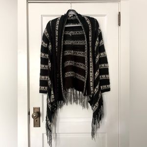 Billabong fringe knit cardigan